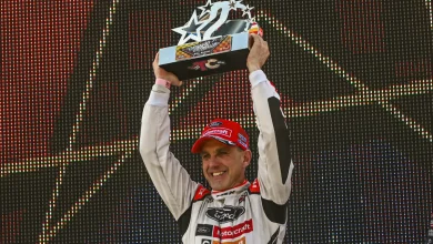 Juan Pablo Gianini en el podio de TC en San Juan.