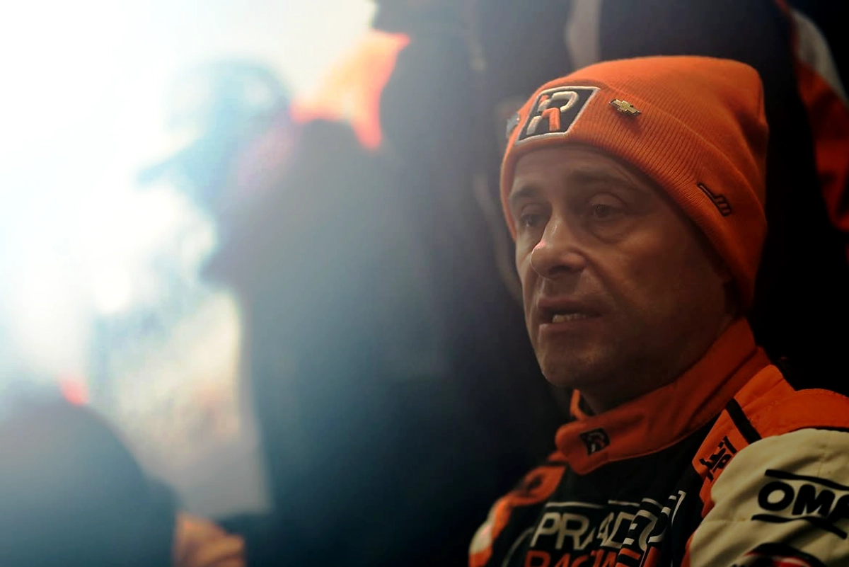 Christian Ledesma en el box de TC.