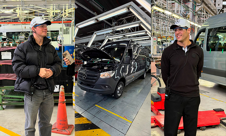 Línea de producción de la Mercedes-Benz Sprinter. 