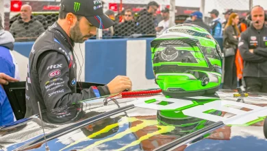 Julián Santero antes de largar la Final del TC en San Luis.