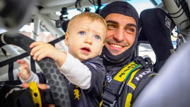 Facundo Chapur y su hijo.